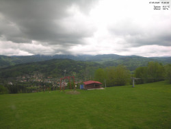 Pohled na Krkonoše