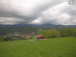 Pohled na Krkonoše