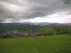 Pohled na Krkonoše