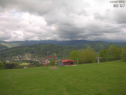 Pohled na Krkonoše