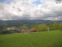 Pohled na Krkonoše
