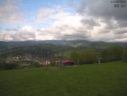 Pohled na Krkonoše