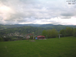 Pohled na Krkonoše