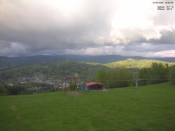 Pohled na Krkonoše
