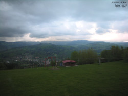 Pohled na Krkonoše