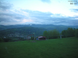 Pohled na Krkonoše