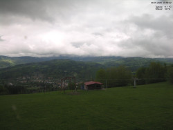 Pohled na Krkonoše