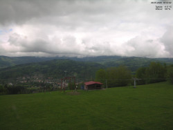 Pohled na Krkonoše