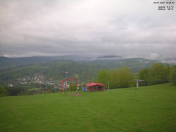 Pohled na Krkonoše