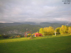 Pohled na Krkonoše