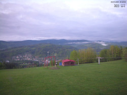 Pohled na Krkonoše