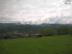 Pohled na Krkonoše