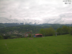 Pohled na Krkonoše