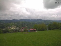 Pohled na Krkonoše
