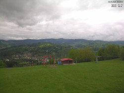 Pohled na Krkonoše