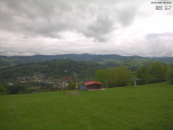 Pohled na Krkonoše