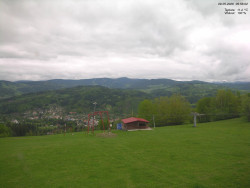 Pohled na Krkonoše