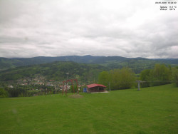 Pohled na Krkonoše