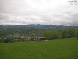 Pohled na Krkonoše