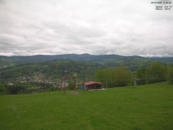 Pohled na Krkonoše