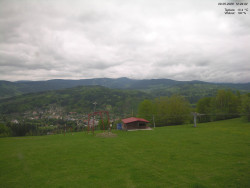 Pohled na Krkonoše