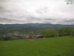 Pohled na Krkonoše
