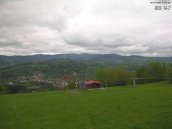 Pohled na Krkonoše
