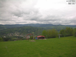Pohled na Krkonoše