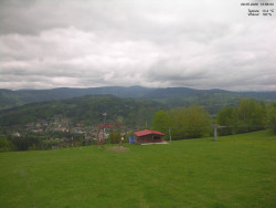 Pohled na Krkonoše