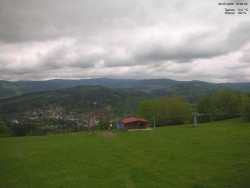 Pohled na Krkonoše