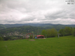 Pohled na Krkonoše