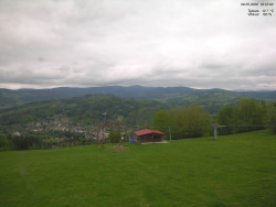 Pohled na Krkonoše