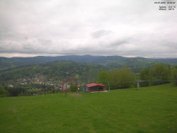 Pohled na Krkonoše