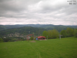 Pohled na Krkonoše