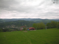Pohled na Krkonoše