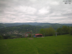 Pohled na Krkonoše