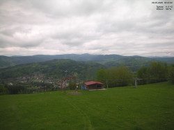 Pohled na Krkonoše