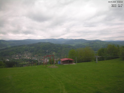 Pohled na Krkonoše