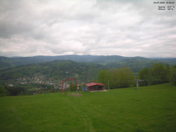 Pohled na Krkonoše