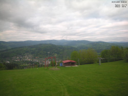 Pohled na Krkonoše