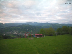 Pohled na Krkonoše