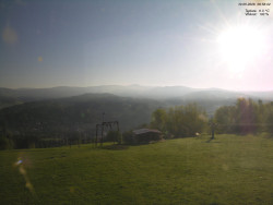 Pohled na Krkonoše