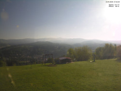 Pohled na Krkonoše