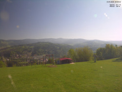 Pohled na Krkonoše