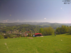 Pohled na Krkonoše