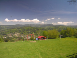 Pohled na Krkonoše