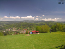Pohled na Krkonoše