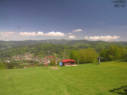 Pohled na Krkonoše