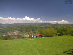 Pohled na Krkonoše