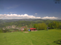 Pohled na Krkonoše